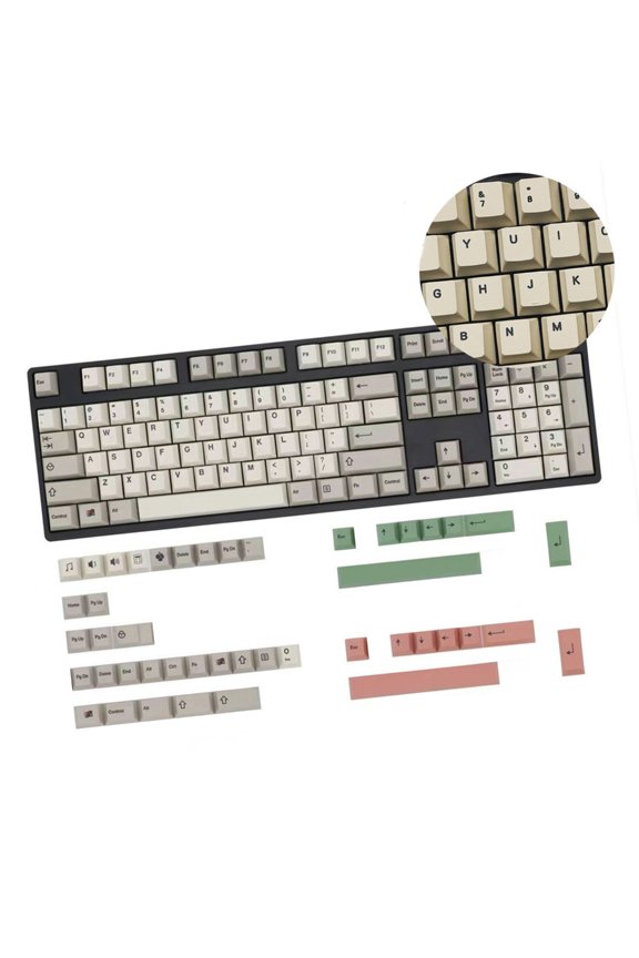 149 Key Backlight Keycaps Retro 9009 English/Korean/Japanese/Russian Keycap