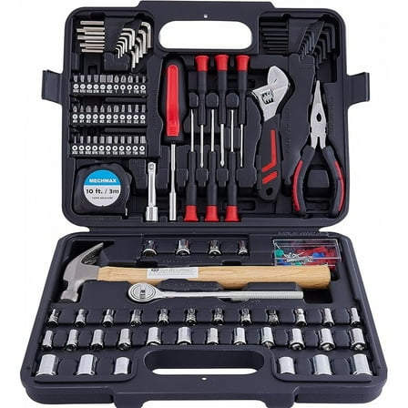 149 Piece   Tool Set, Comprehensive General Household Hand Tool Kit with Storage Case, Ideal for Home Repair, DIY Projects, Basic Auto Maintenance and as A gift