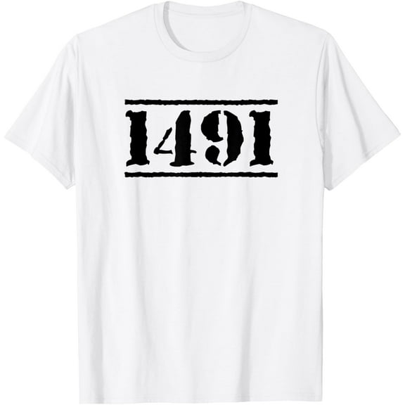1491 Pre Columbus Decolonize Native American Indigenous T-Shirt mens t shirt，white，women，funny，misfits，men，journey