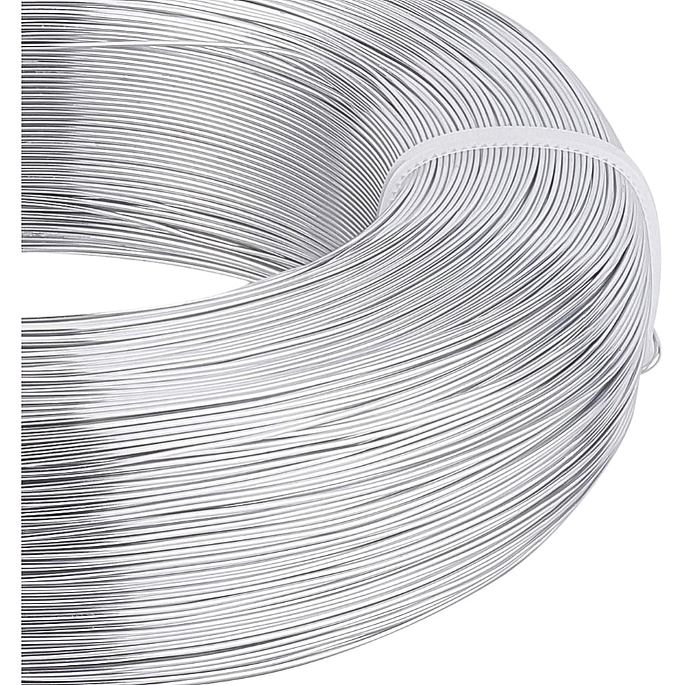 1492 Feet 22 Gauge Silver Wire Bendable Metal Sculpting Wire for Beading Jewelry Making Art and Craft Project DIY