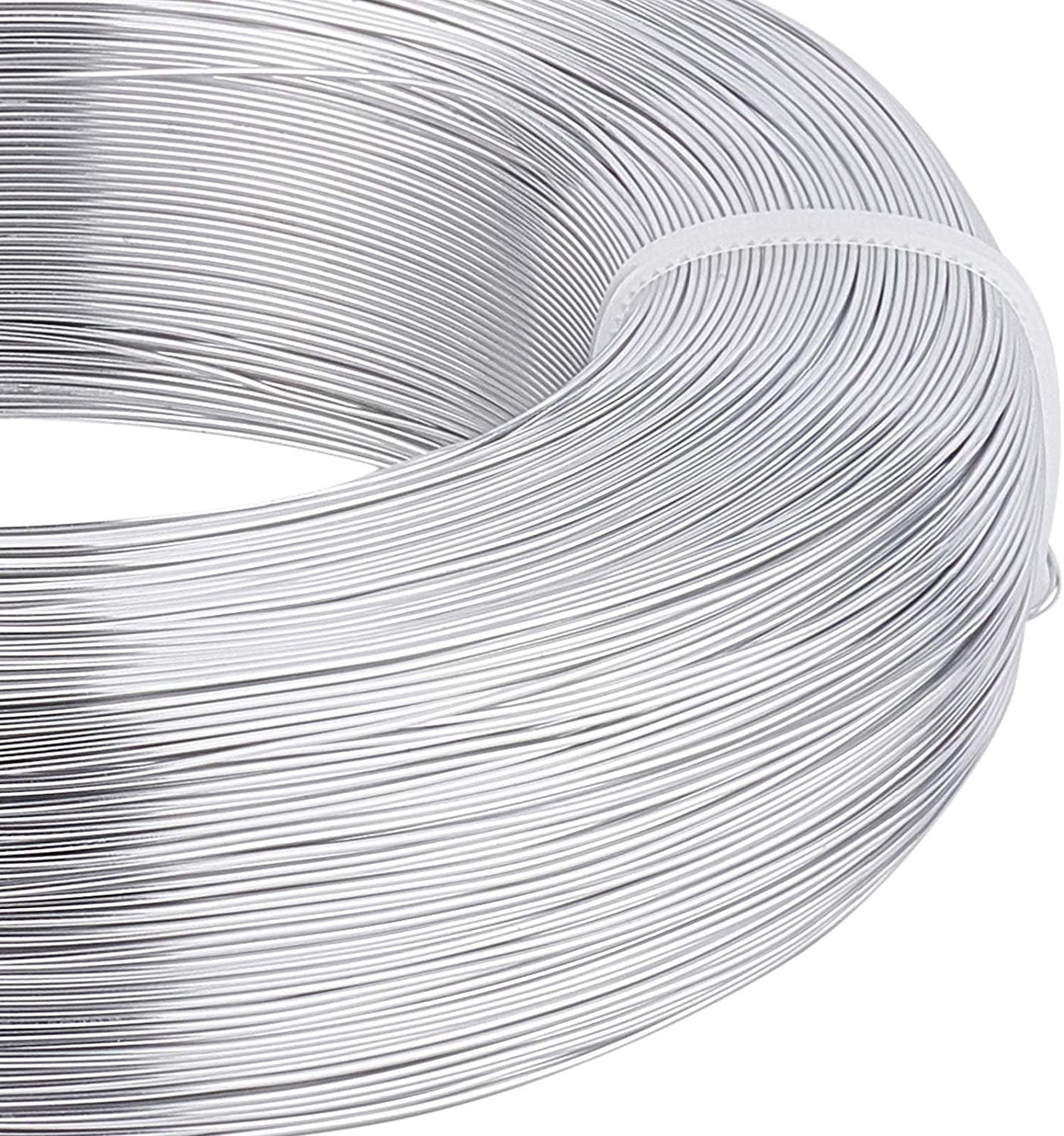 1492 Feet 22 Gauge Silver Wire Bendable Metal Sculpting Wire for DIY
