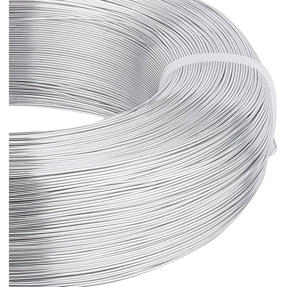 DIY 1492 Feet 22 Gauge Silver Wire Bendable Metal Sculpting Wire for Beading Jewelry Making Art and Craft Project DIY