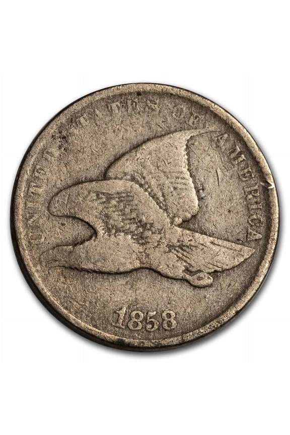 1858 Flying Eagle Cent Small Letters VG