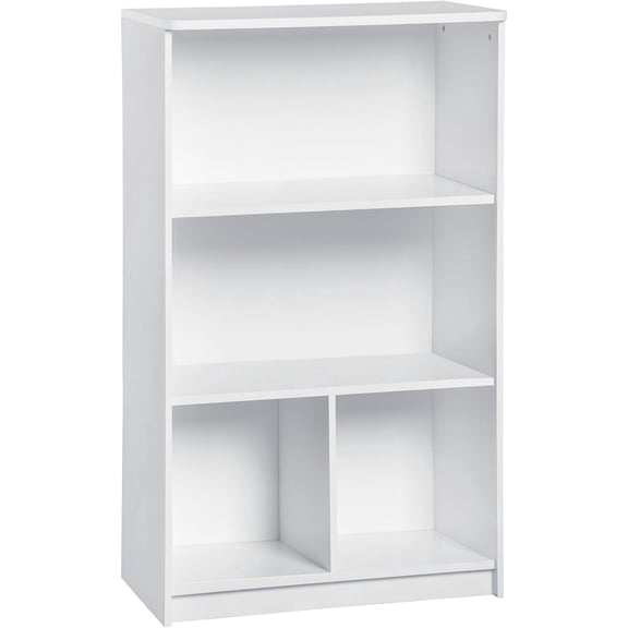 Space 3-Tier Vertical Storage Shelf, White
