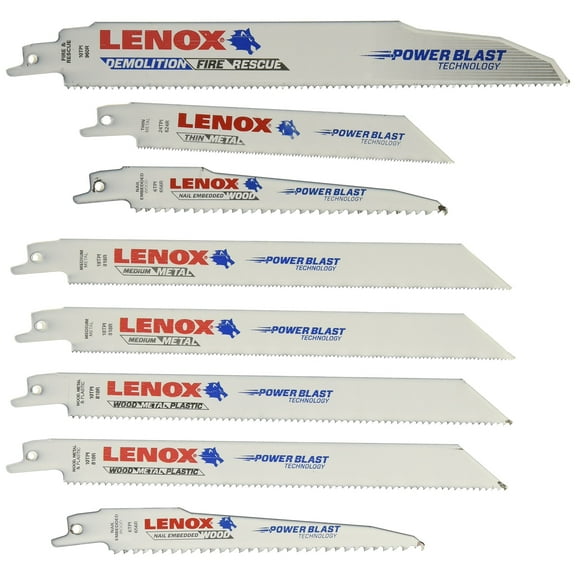 Lenox Reciprocating Saw Blade Kit 1498110RKPE - 8 Piece Combo Pack