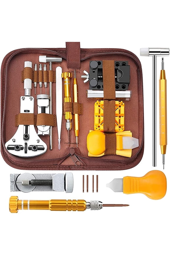 149Pcs Watch Repair Kit, Professional Tools for Link Removal & Battery Replacement, Spring Bar Adjustments & Case Opening, Deluxe Set with Stainless Steel Instruments & Portable Storage
