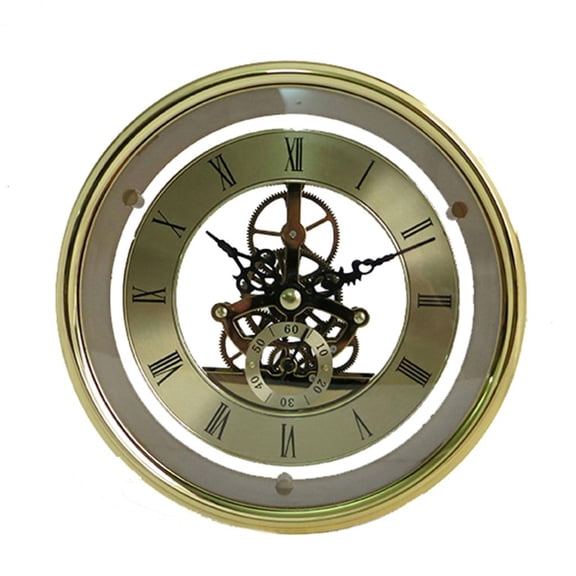 149mm Inlaid Clock Lens Elegant and Clear Wrought Iron Perspective Clock Head