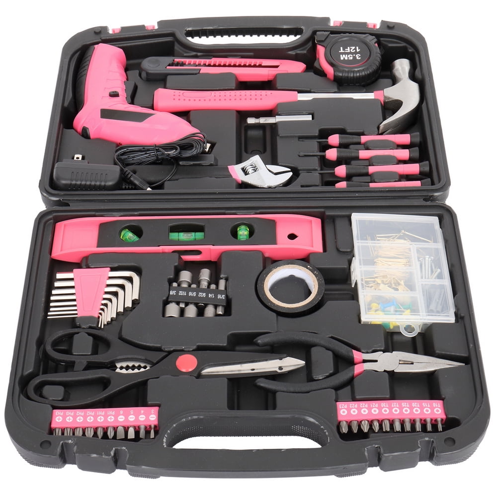 149pcs Home Tool Kit with Cordless Screwdriver and Accessories