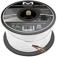 thumbnail image 1 of 14AWG 4-Conductor Speaker Wire (200 Feet, White) by Mediabridge - 99.9% Oxygen Free Copper - UL Listed CL2 Rated for In-, 1 of 4