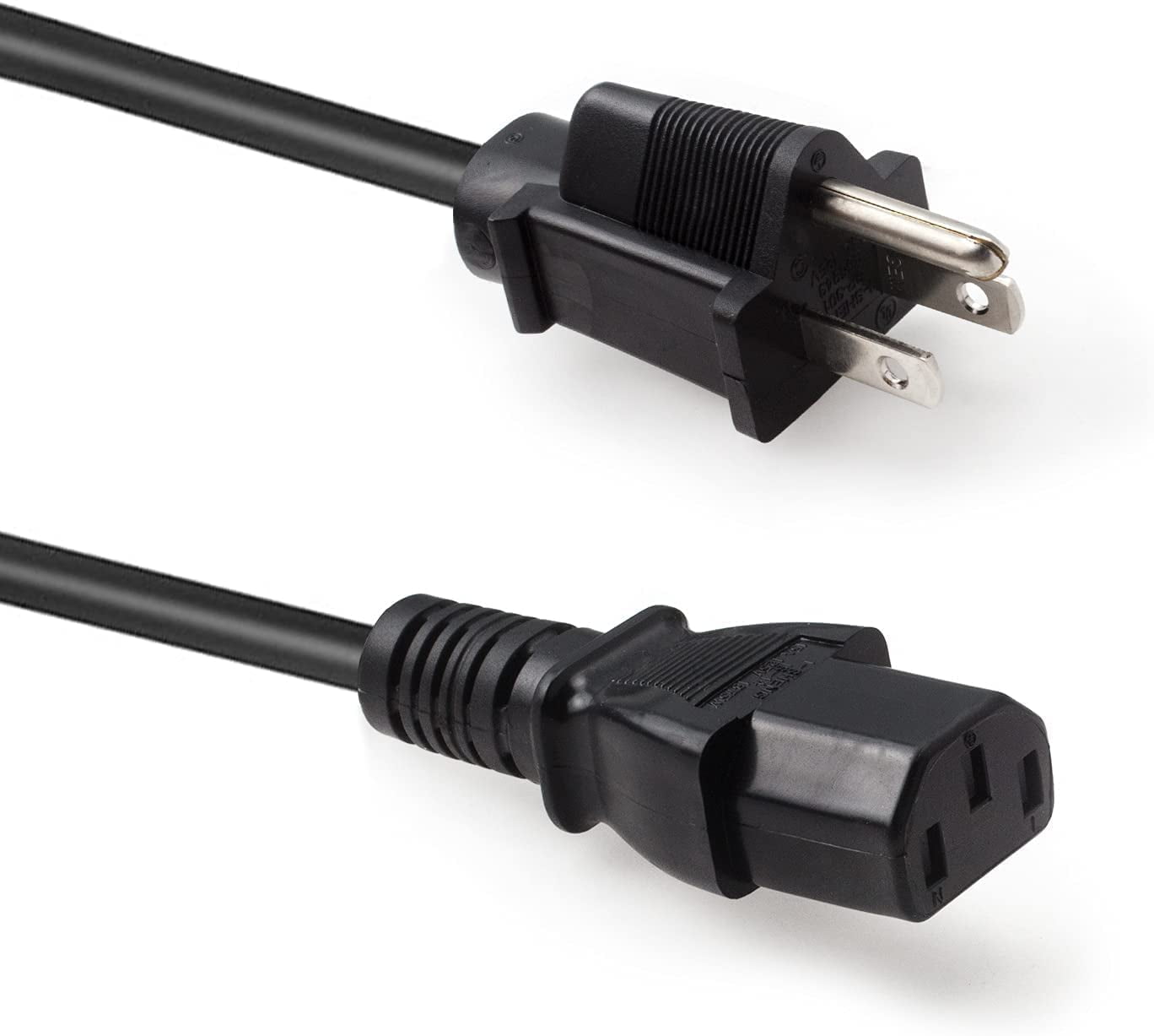14AWG Heavy Duty Computer Power Cord Extension Cable for Computer