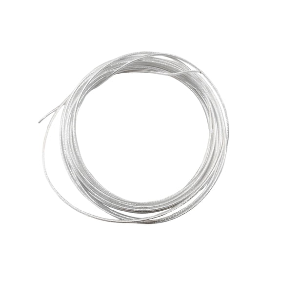 14AWG High Temperature PTFE Insulated Wire, Silver Plated Copper Conductor, High Temperature Resistant (-60°C to +250°C) - 5m Length