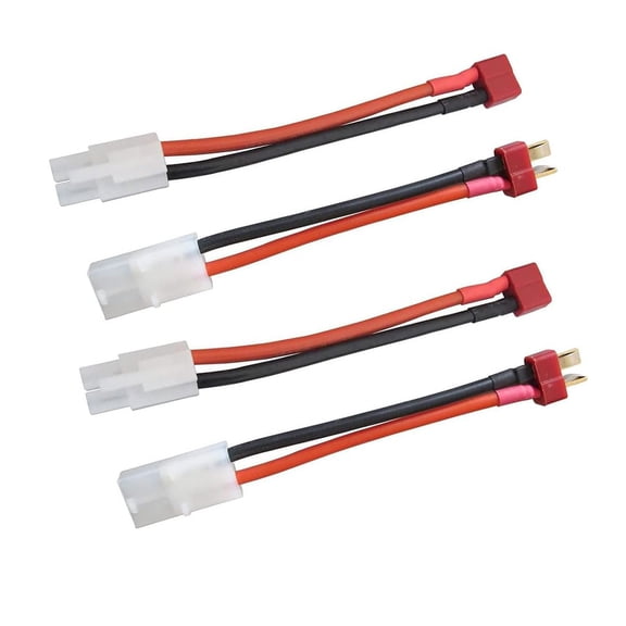 14AWG Silicone Charging Cable T Plug Connector Fast Charging Power Supply for Remote Control Vehicle Accessories