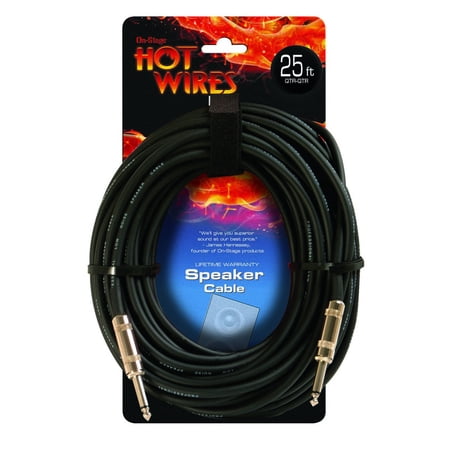 14AWG Speaker Cable (25', QTR-QTR)