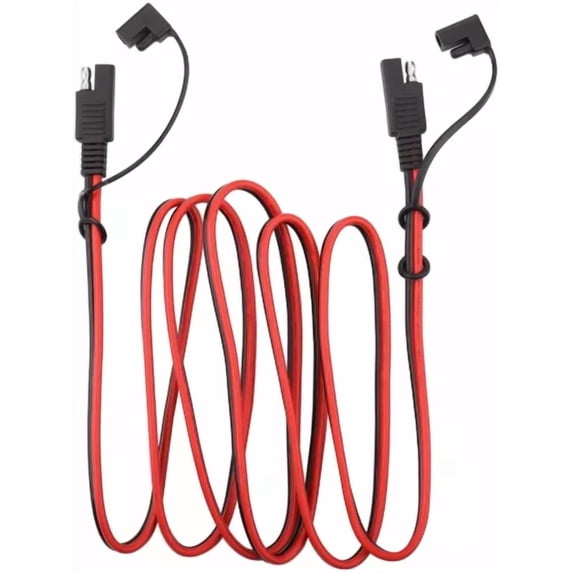 14Awg Sae To Sae Extension Cable 3 Ft 2 Pin Quick Disconnect Wire Harness Cord