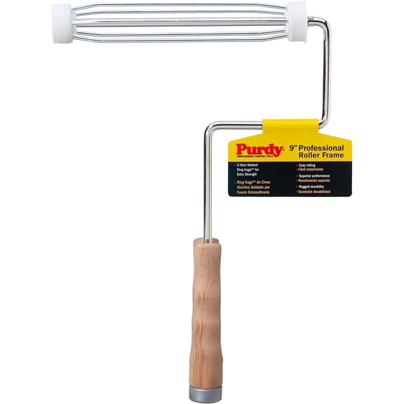 14B744009 Wood Handle Roller Frame, 9 inch