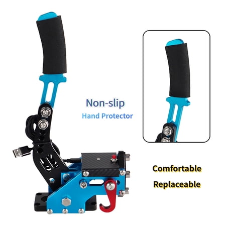 14Bit PS4/PS5 USB3.0 SIM Handbrake for Racing Games Steering Wheel Stand G29