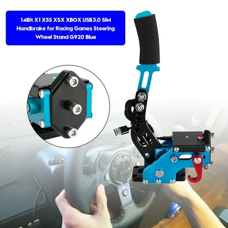 14Bit X1 XSS XSX XBOX USB3.0 SIM Handbrake for Racing Games Steering Wheel G920 Blue