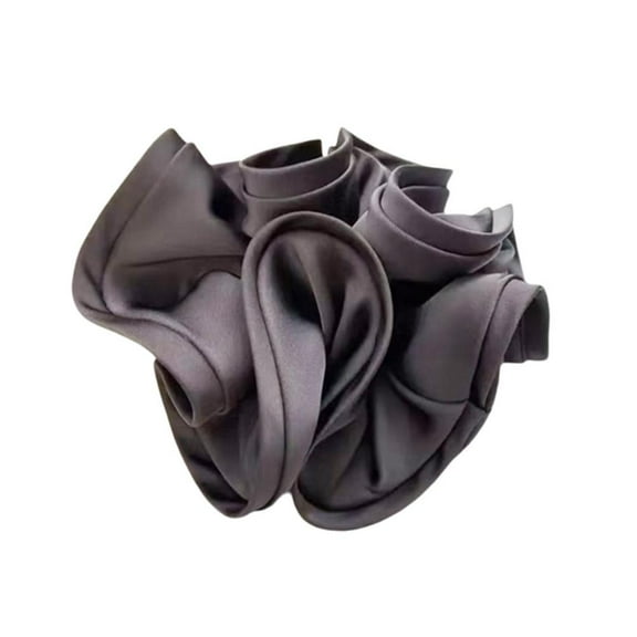 14CM Women Large Hair Scrunchie Ponytail Elastic Hair Tie Bobble Silk Satin