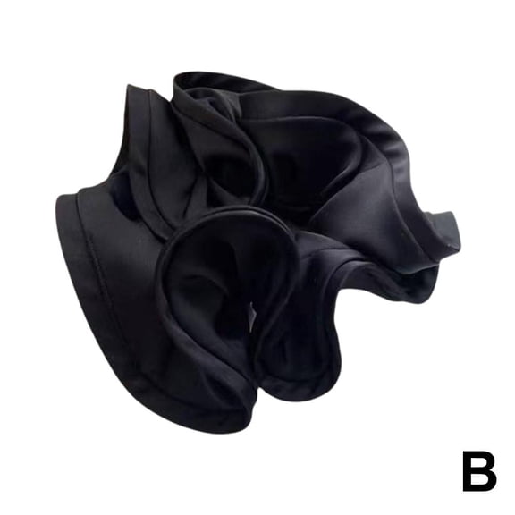 14CM Women Large Hair Scrunchie Ponytail Elastic Hair Tie Bobble Silk Satin