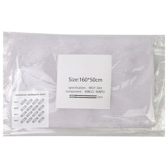 14CT Needle Point Canvas Practical Meshes Sheets Canvas Sheets Needlepoint Canvas Easy to Use for Embroidery Enthusiasts