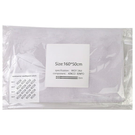 14CT Practical Needlepoint Canvas Mesh Sheets Needle Point Canvas Easy to Use