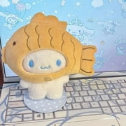 14Cm Sanrio Cinnamoroll Kawaii Stuffed Plushie Taiyaki Doll Cartoon Cute Plush Doll Doll Send Friends Birthday Gift Detachable