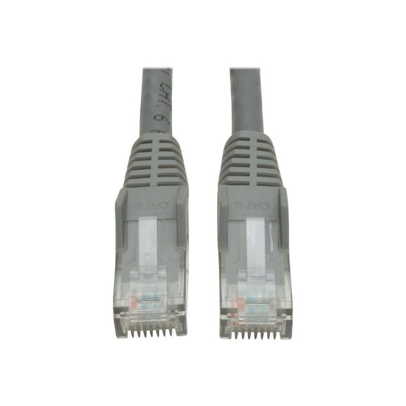 Tripplite Cat6 Gigabit Snagless Molded Patch Cable, Rj45 (m/m), 14 Ft., Gray