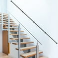 thumbnail image 1 of 14FT Industrial Pipe Wall Mounted Assisting Rails Wall Mounted Vintage Loft Stairs Handrail, 1 of 18