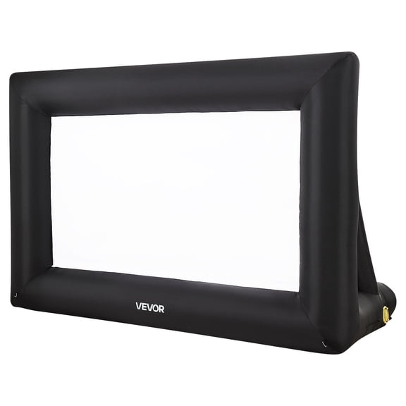 14FT Inflatable Projector Screen with 120W Air Blower Oxford Fabric for Outdoor Backyard Home Theater and Theme Party