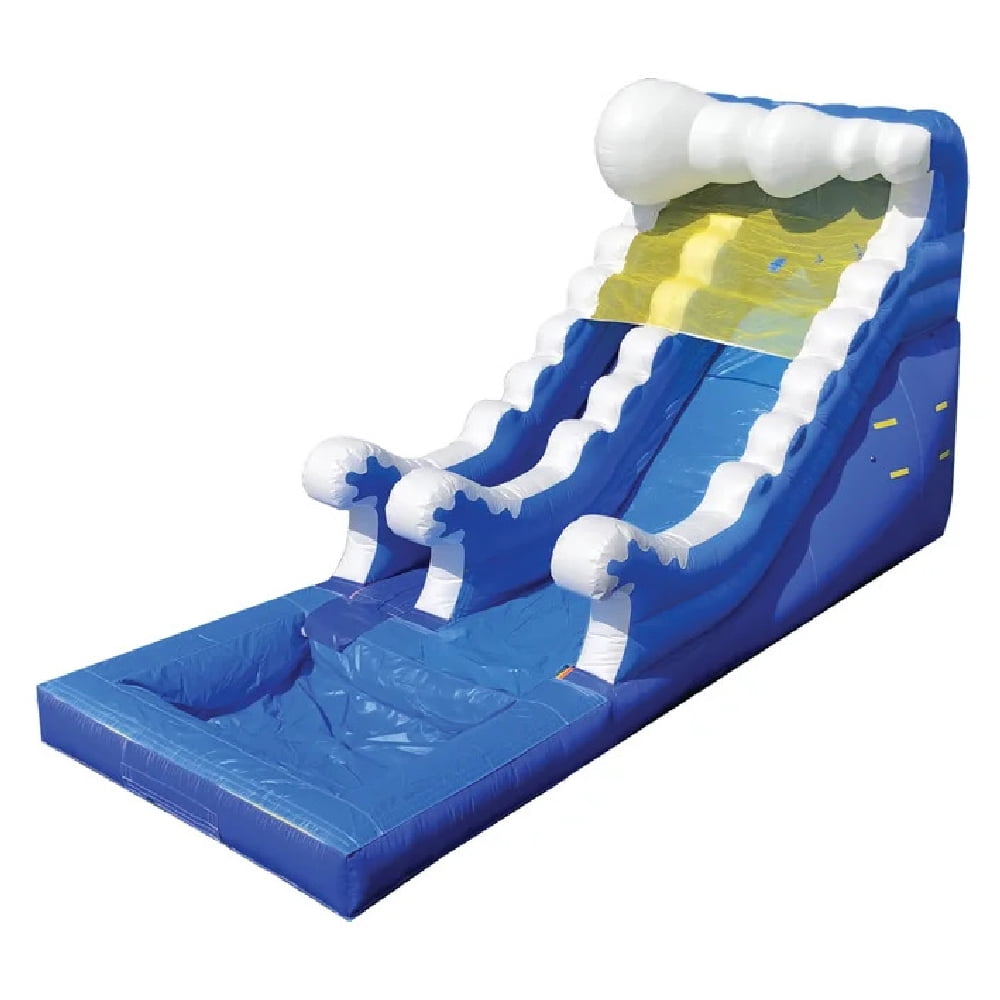 Jingo Jump 14' Inflatable Ocean Water Slide with PVC Vinyl