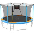 thumbnail image 1 of 14FT Trampoline for Adults Kids, SEGMART Upgraded Kids Outdoor Trampoline with Basketball Hoop, Safety Enclosure Net, Heavy Duty Recreational Round Trampoline for Indoor Outdoor Backyard, Blue, 1 of 8