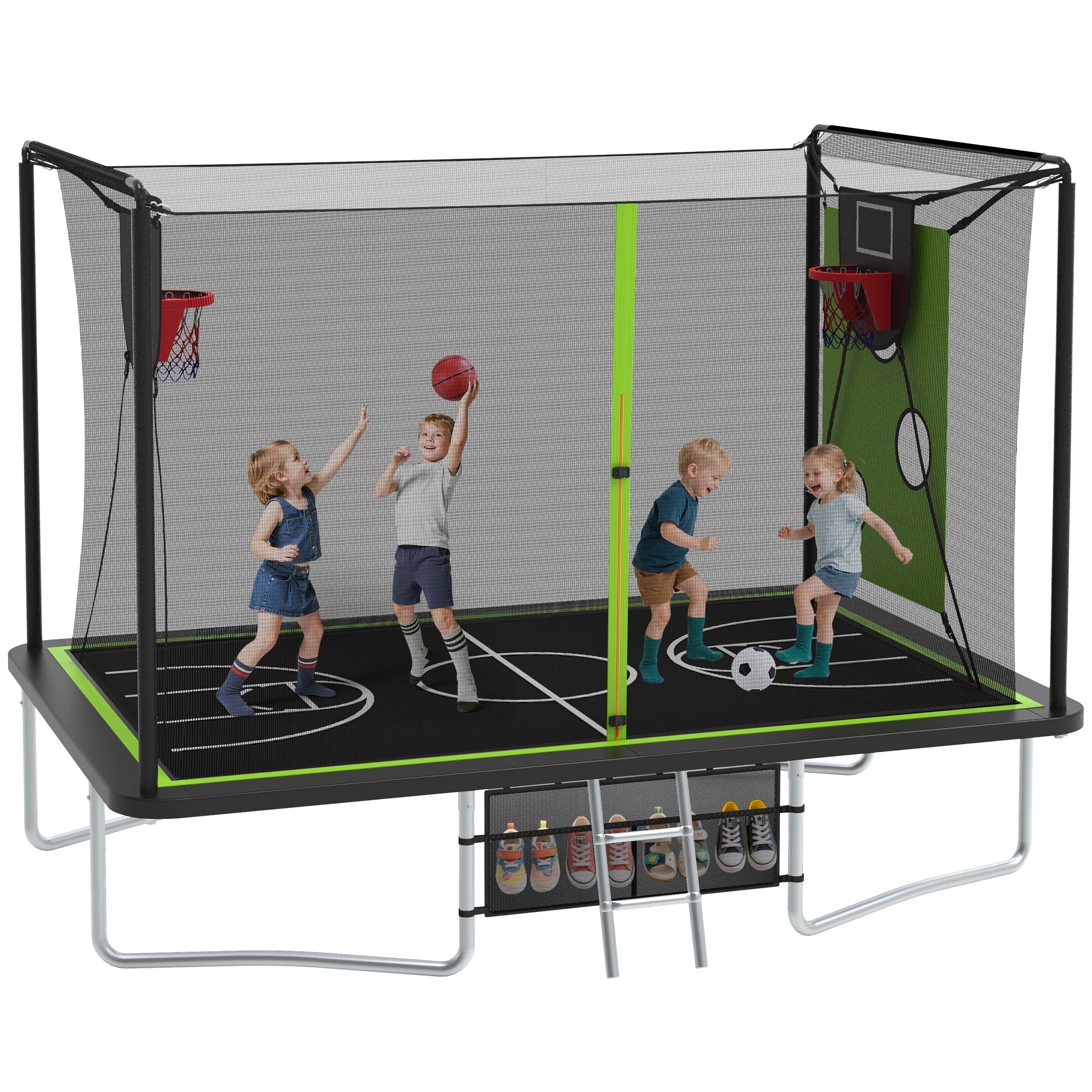 Customer reviews for 8X12FT Rectangular Trampoline with Enclosure