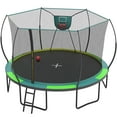 thumbnail image 1 of 14FT Trampoline for Kids with Basketball Hoop, SHINPT Toddler Trampoline for Backyard, Patio, Indoor Trampoline with Enclosure Net, Adult Trampoline with No-gap Design, Outside Toy for Kids for Gift, 1 of 6