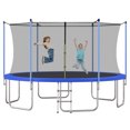 thumbnail image 1 of 14FT Trampoline for Kids, Recreational Trampoline with Enclosure Net & Ladder, Round Outdoor Trampoline High Stability, Backyard Trampoline for Kids and Adults, 1 of 7