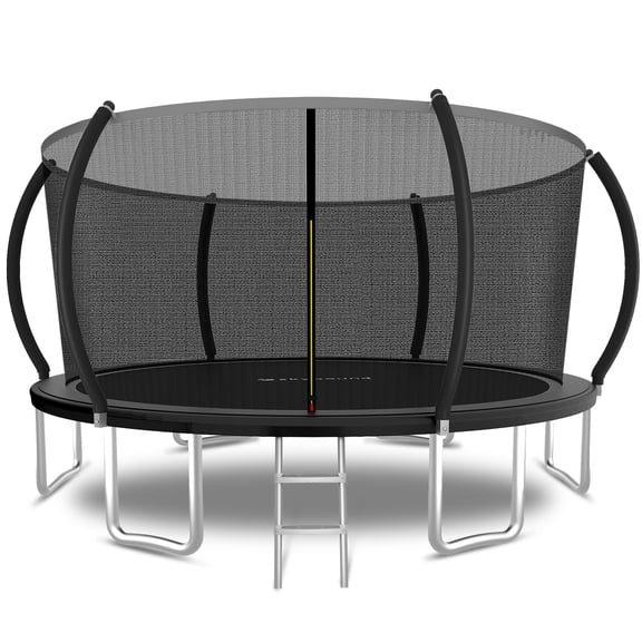 14FT Trampoline Pumpkin, Standard, Black