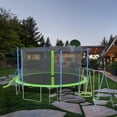 thumbnail image 1 of 14FT Trampoline with Slide and Swings, Outdoor Trampoline with Basketball Hoop and Ladder, Capacity for 5-7 Kids and Adults, 1 of 7