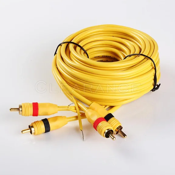 14Ft 14' High Performance Directional Balance Dual Rca Male To Male Audio Cable