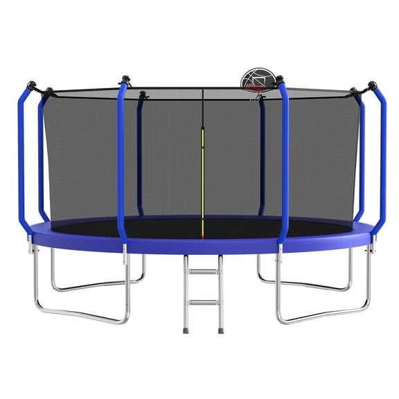 14Ft Trampoline Outdoor - 14FT Coffee Steel, Outdoor