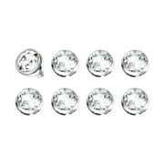 14G Micro Dermal Anchor Top Crystal Top Dermal Piercings Surface Skin Piercing Jewelry 4mm Tops Flat Dome CZ Prong Set
