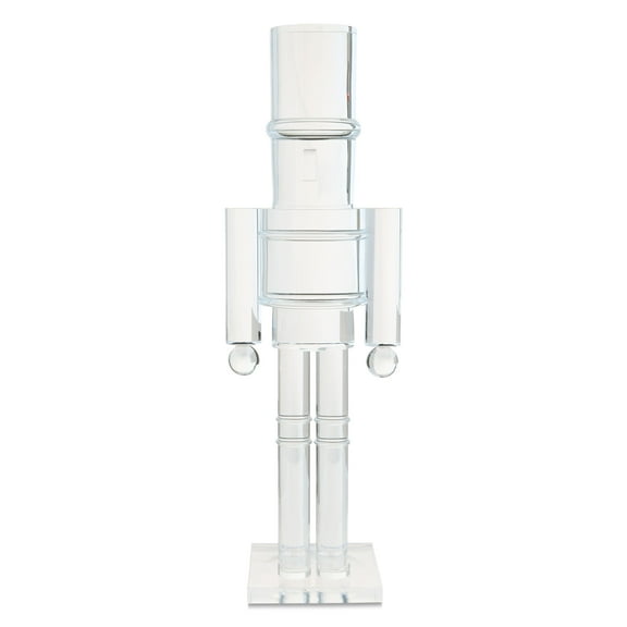 Decorative Nutcracker, Clear, 14", by Holiday Time