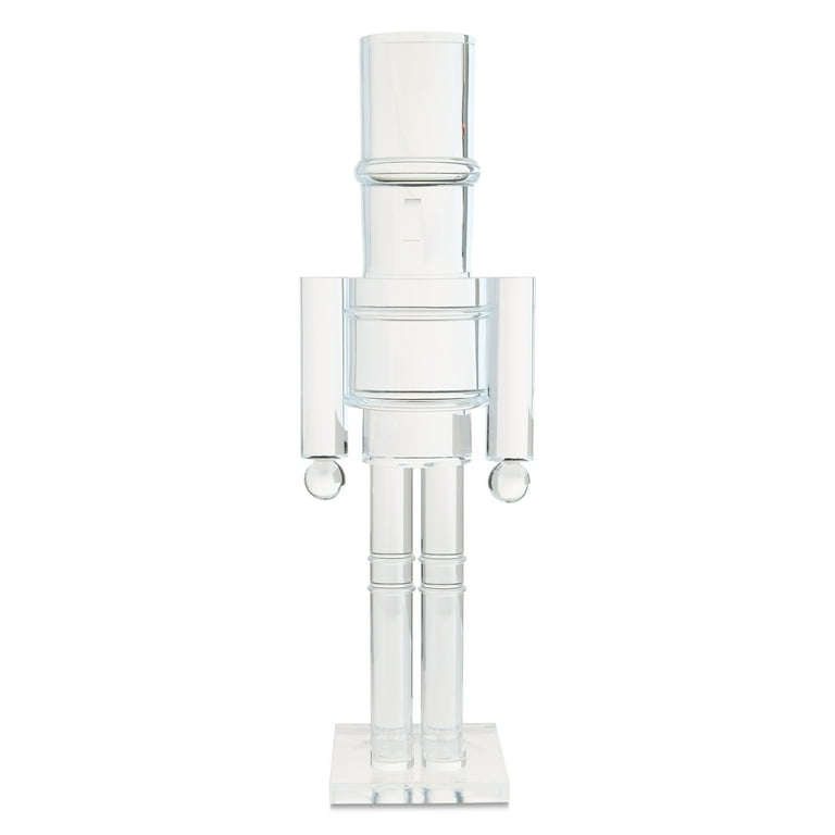 Decorative Nutcracker, Clear, 14", by Holiday Time