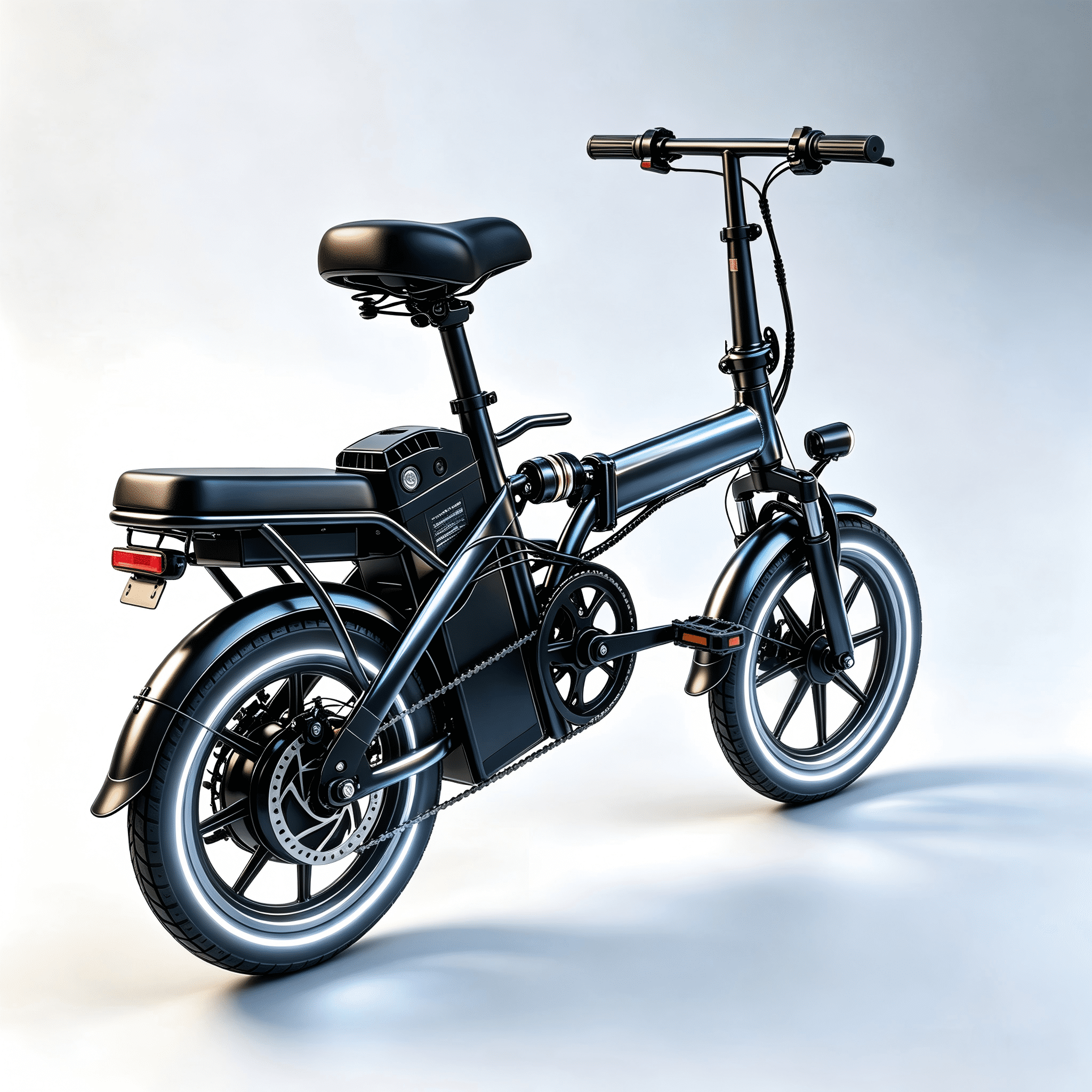 14IN Clearance Sale Portable Folding Ebike, 500W Peak Motor up to 20mph, 30Mile Removable Battery, UL 2849