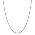 thumbnail image 1 of FJC Finejewelers 14k White Gold Singapore Chain Necklace, 1 of 5