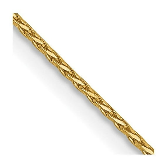 14K 1mm Round Diamond-cut Wheat