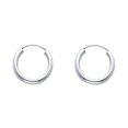 thumbnail image 1 of 14K 2mm Hoop Earrings, 1 of 1