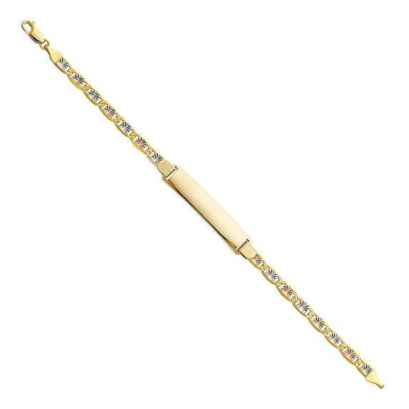 14K 3C Valentino DC ID Bracelet - 8"