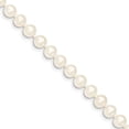thumbnail image 1 of 14K 6-7mm White FW Cultured Near Round Pearl Bracelet, 1 of 3