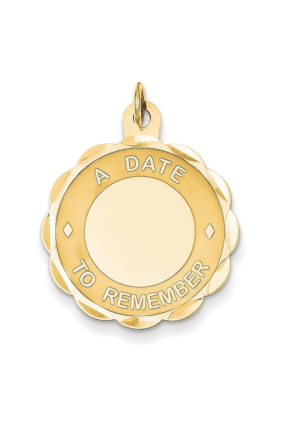 14K A Date to Remember Charm