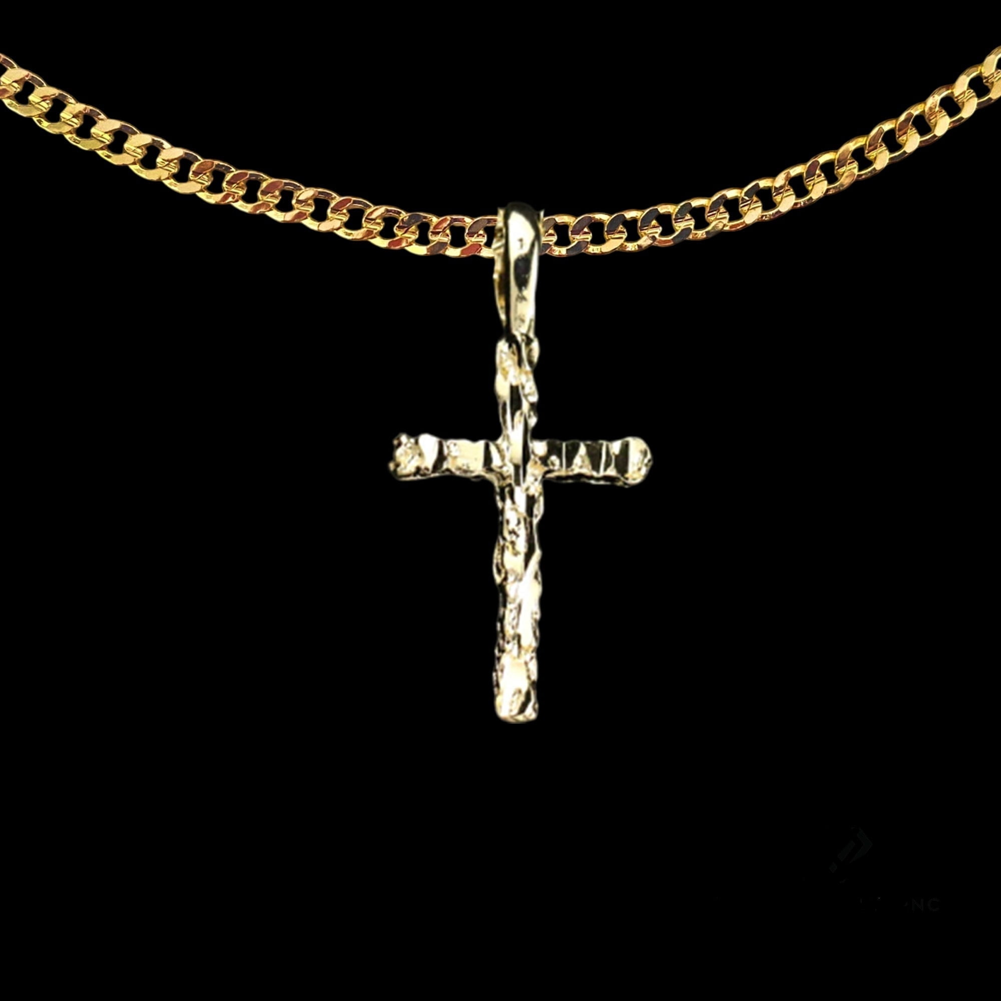 14K Bonded Gold Cross Necklace for Women, Best Unisex Christmas