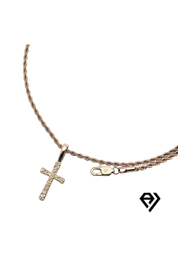 Aria Jeweler Rope Chain 14K Bonded Gold Gold